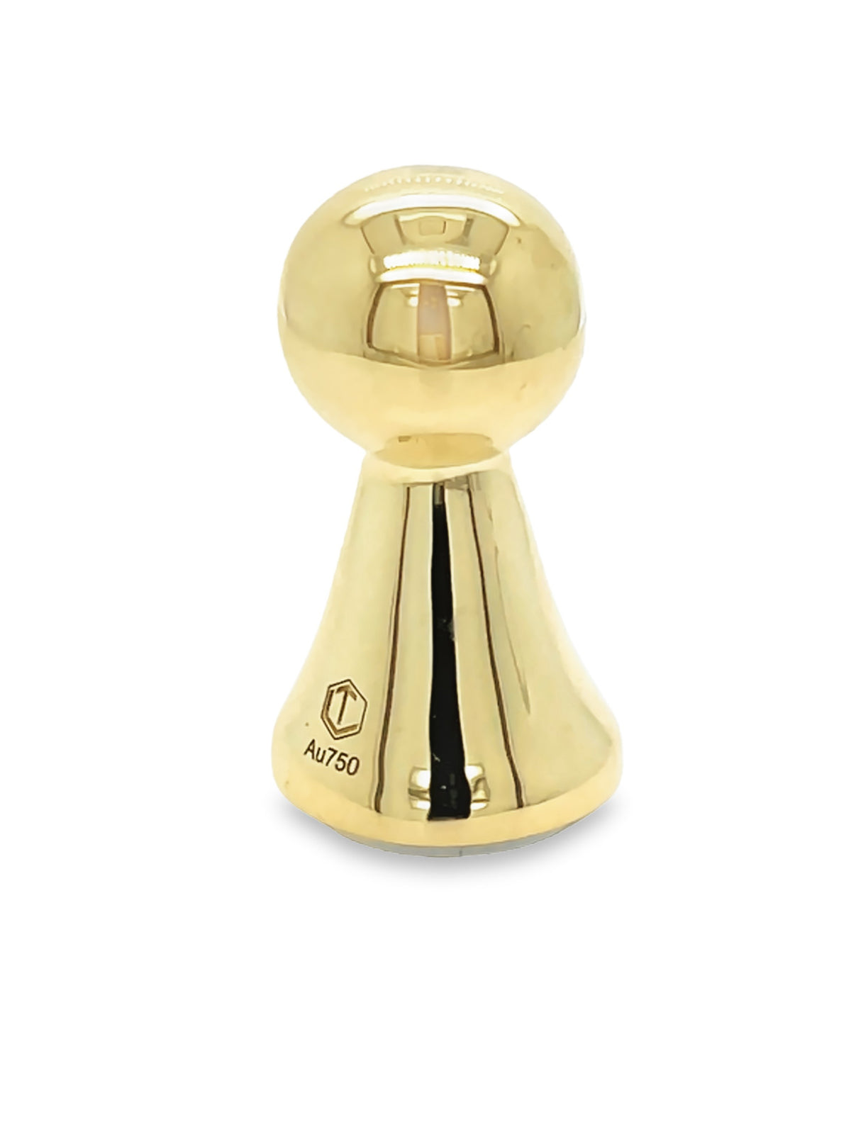 18k gold game piece