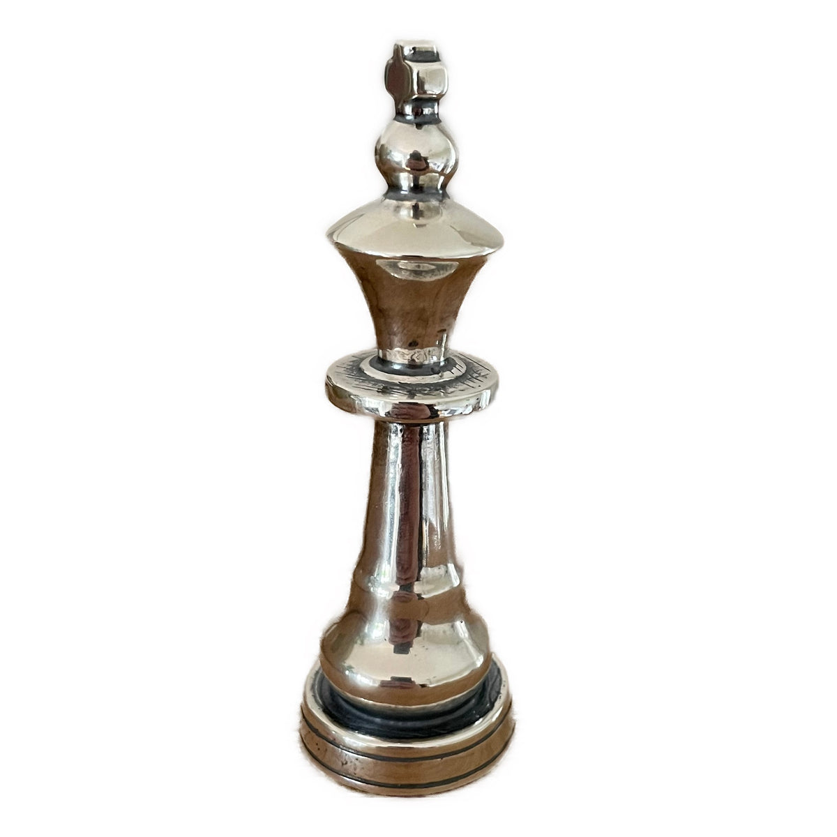 Solid Chess King Sterling Silver - Schachfigur König in Sterlingsilber