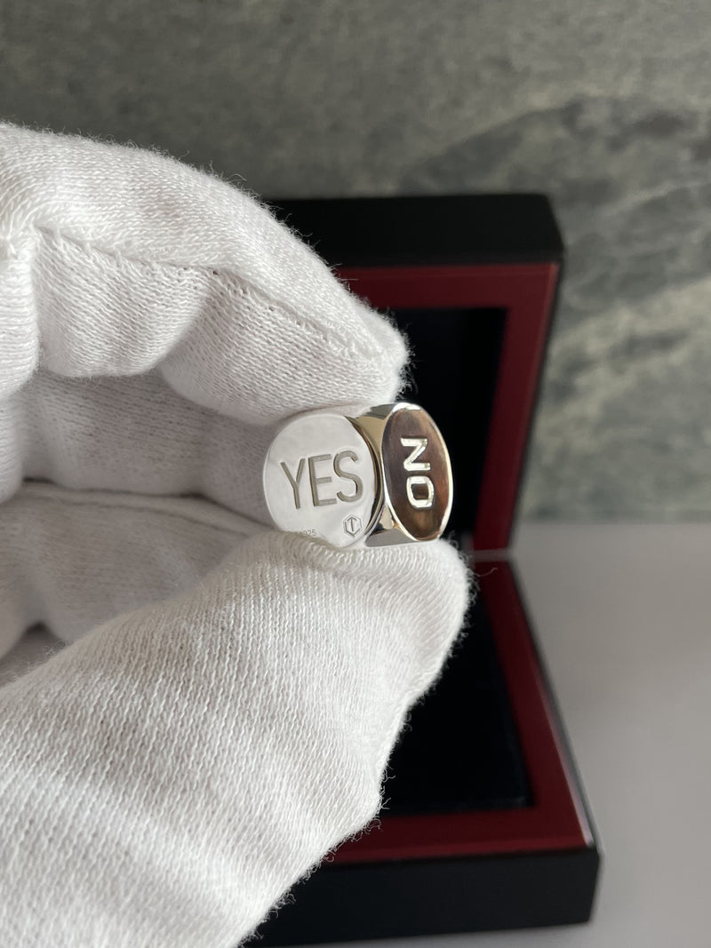 Solid Decision Dice made of Sterling Silver Polished 