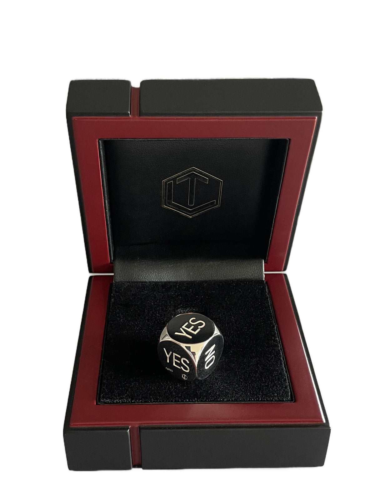 Solid Decision Dice made of Sterling Silver Polished 
