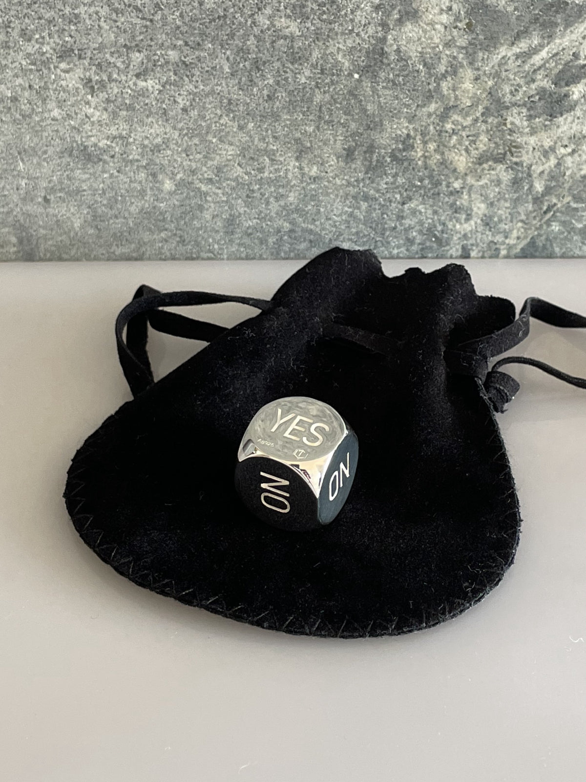 Solid Decision Dice made of Sterling Silver Polished 