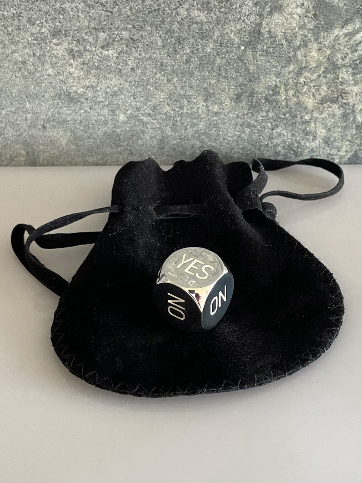 Solid Decision Dice made of Sterling Silver Polished 