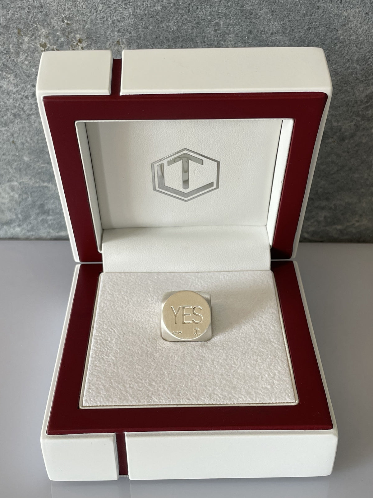 Decision Dice Silver brushed
