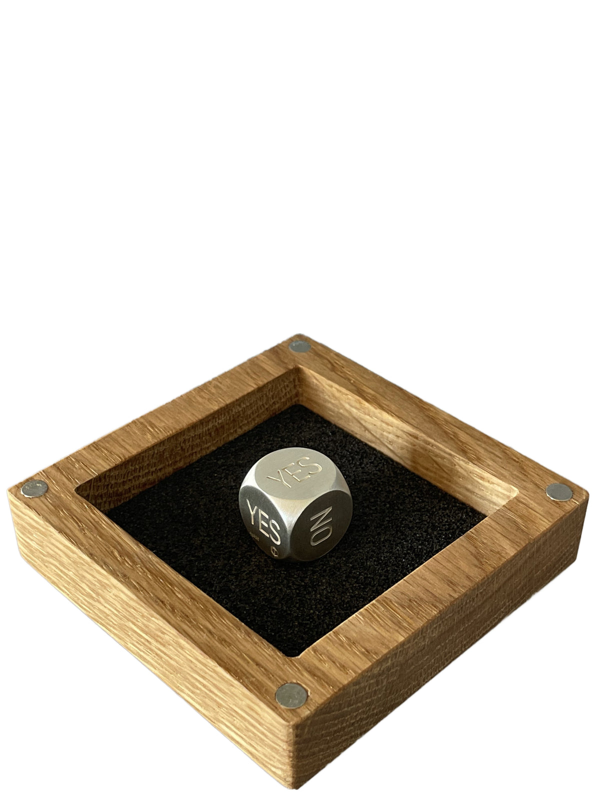 Decision Dice Silver brushed