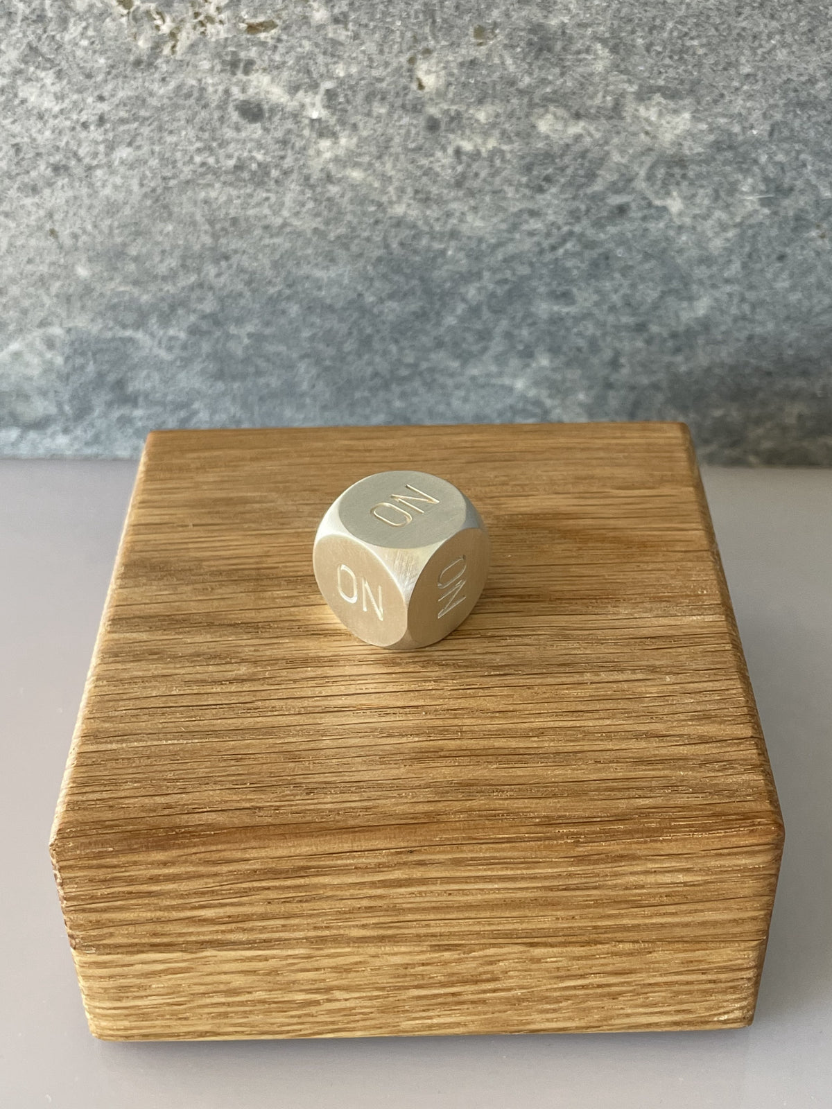 Decision Dice Silver brushed