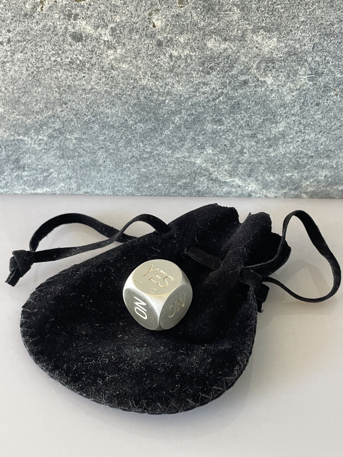 Decision Dice Silver brushed