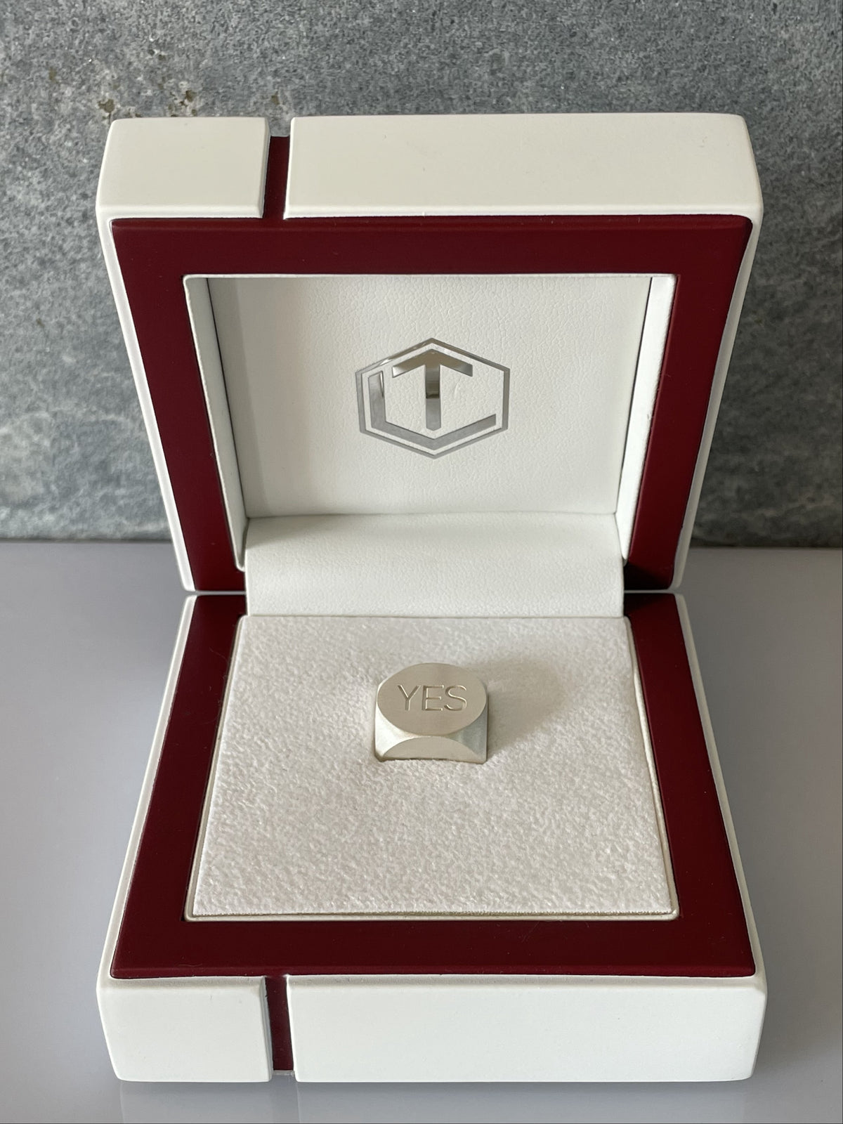 Decision Dice Silver brushed