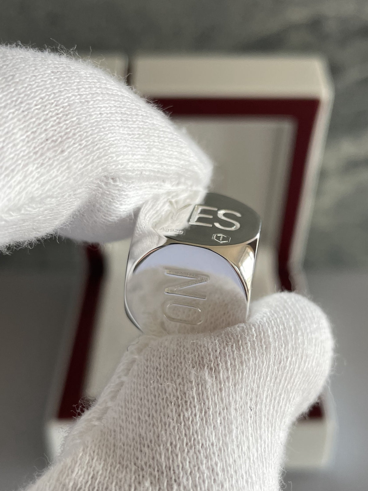 Solid Decision Dice made of Sterling Silver Polished