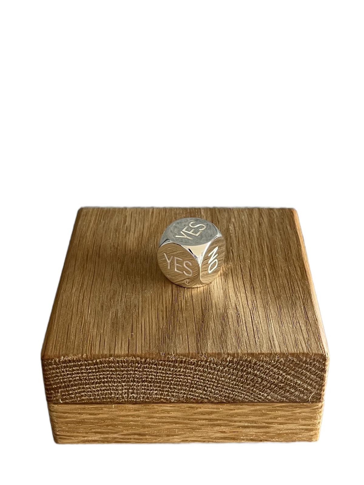 Solid Decision Dice made of Sterling Silver Polished