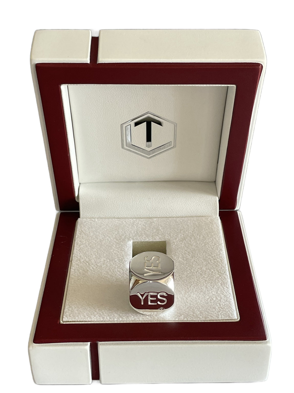 Solid Decision Dice made of Sterling Silver Polished