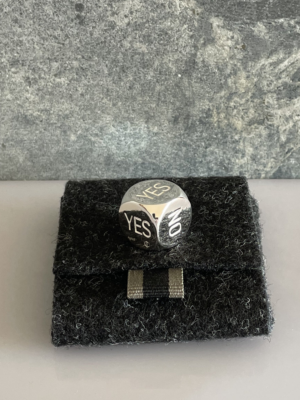 Solid Decision Dice made of Sterling Silver Polished