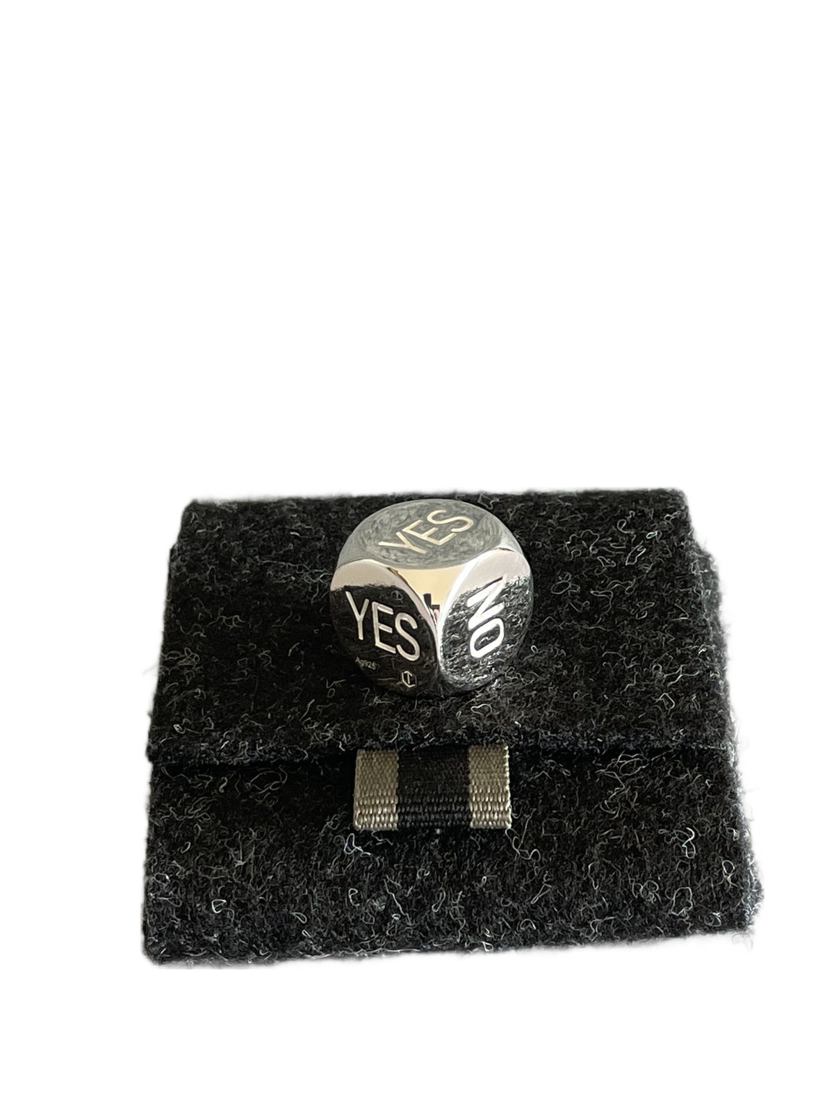 Solid Decision Dice made of Sterling Silver Polished