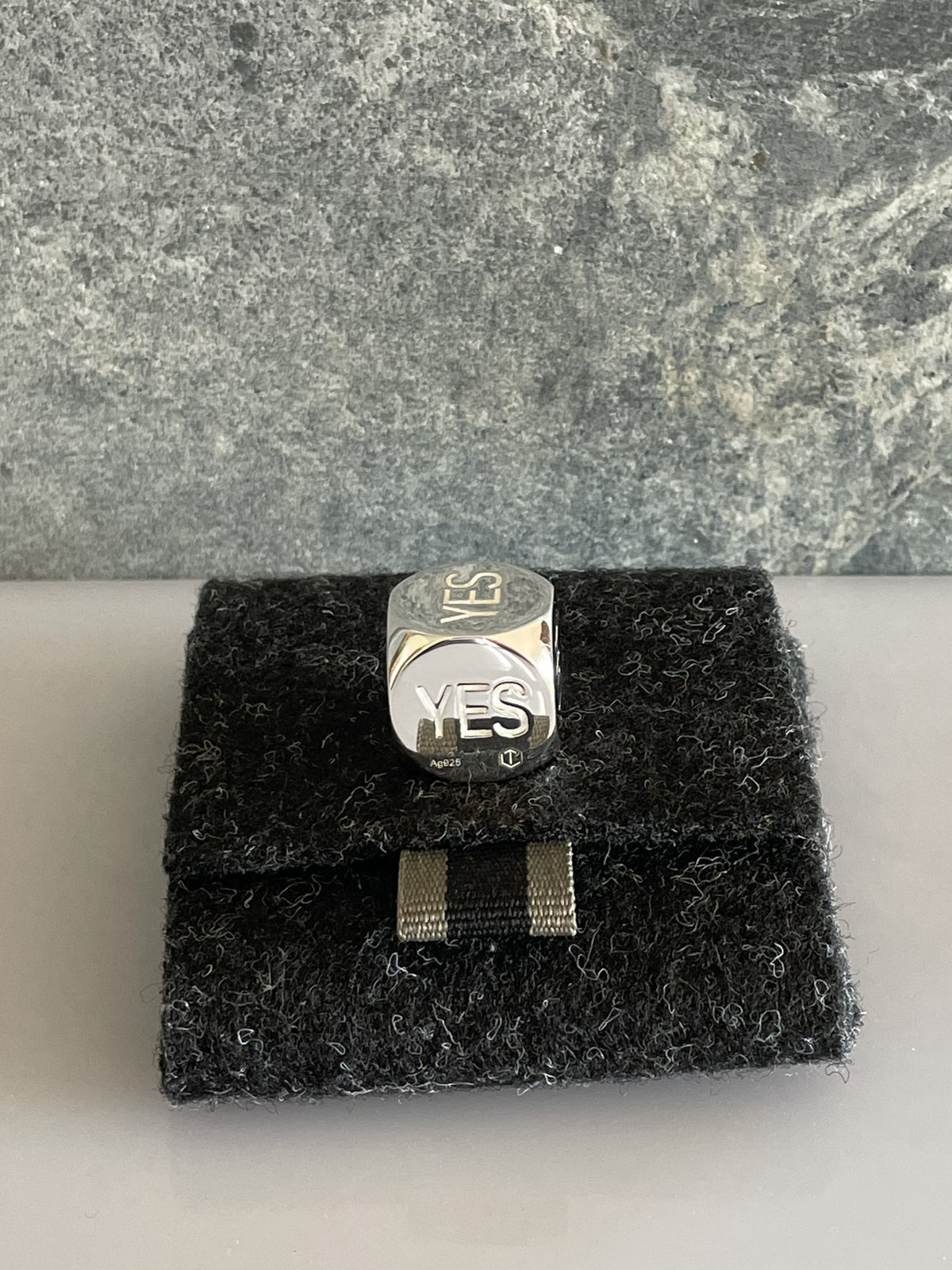 Solid Decision Dice made of Sterling Silver Polished
