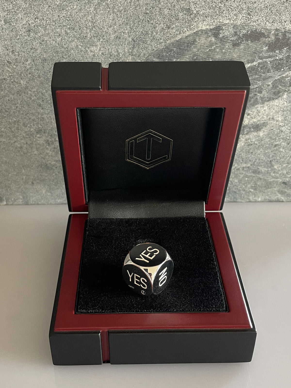 Solid Decision Dice made of Sterling Silver Polished 