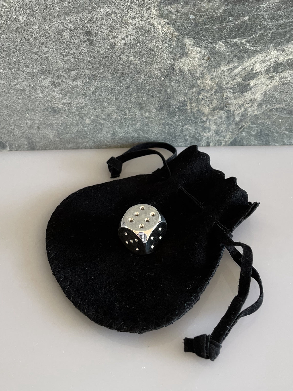 Dice 1 Ounce Fine Silver presented on case