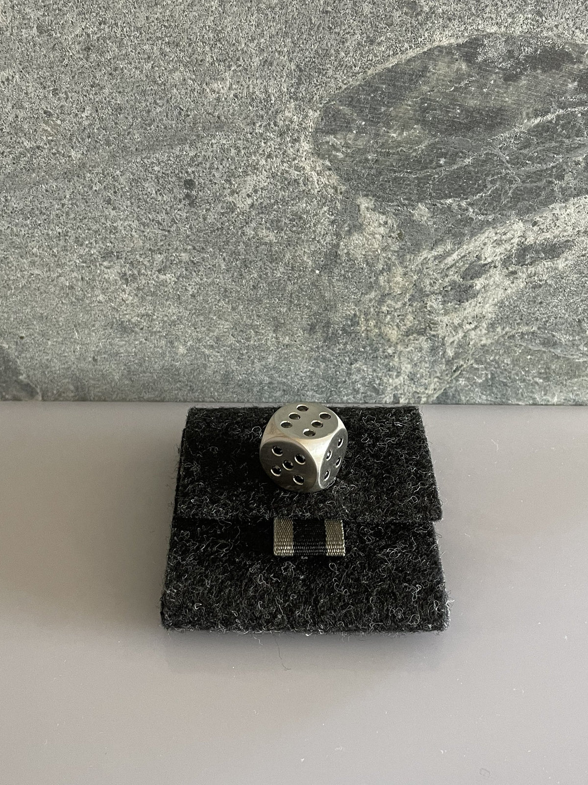Dice Silver with Diamonds on case 