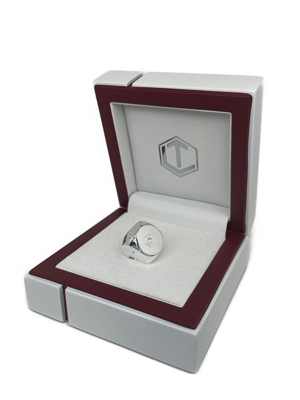 Fine Silver dice in white case - Feinsilberwürfel im Etui
