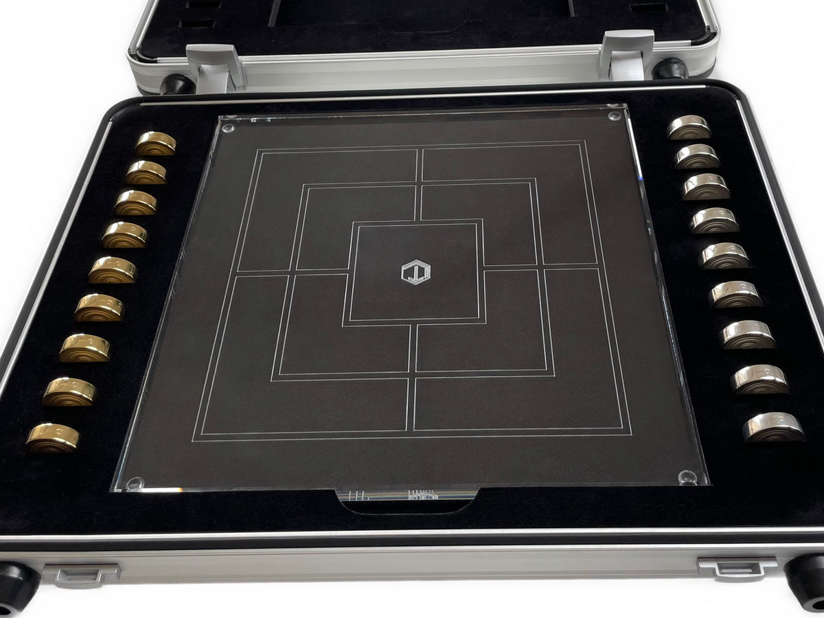 Mühle · 925 Sterlingsilber · 18 Karat Gold · 3D-Acrylglas