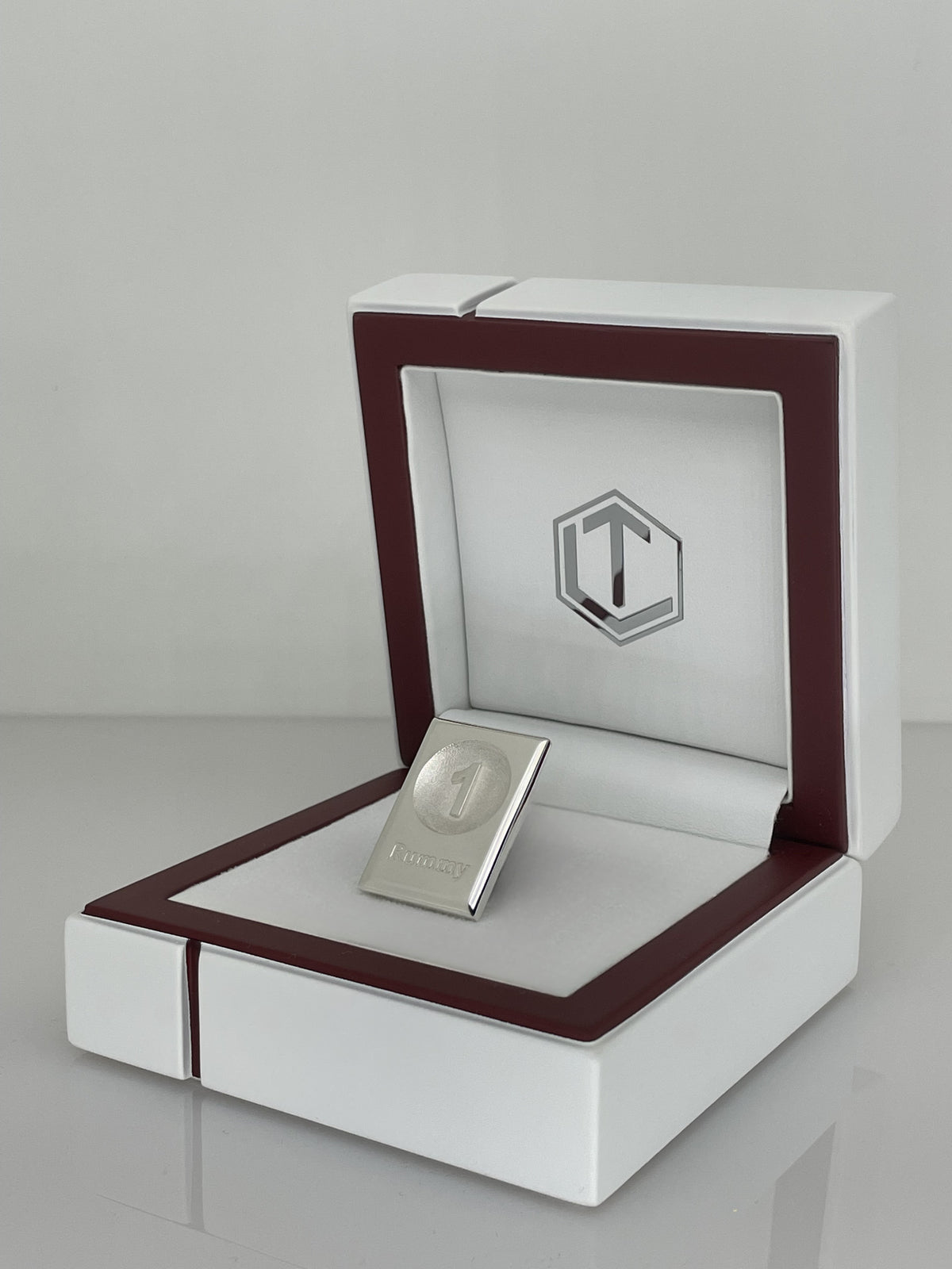 Rummystein · 925 Sterlingsilber · Länge 26 mm · 14 g · Poliert