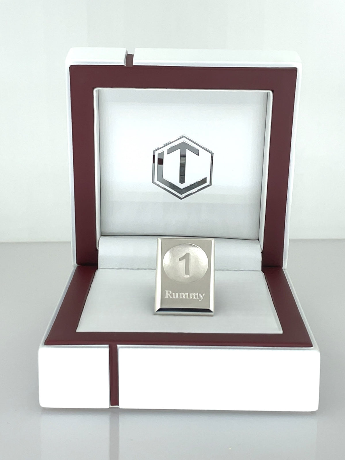 Rummystein · 925 Sterlingsilber · Länge 26 mm · 14 g · Poliert