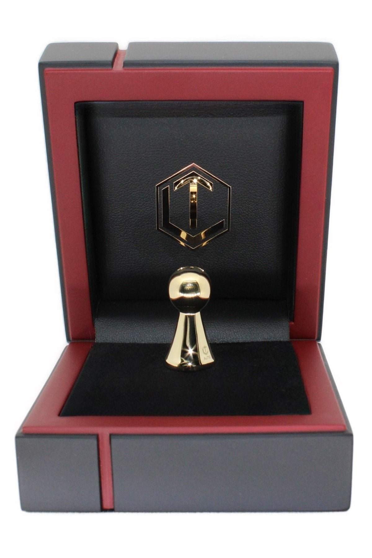 Play Figurine 18-Karat Gold in black case - Spielpöppel aus 18 Karat Gold im Etui