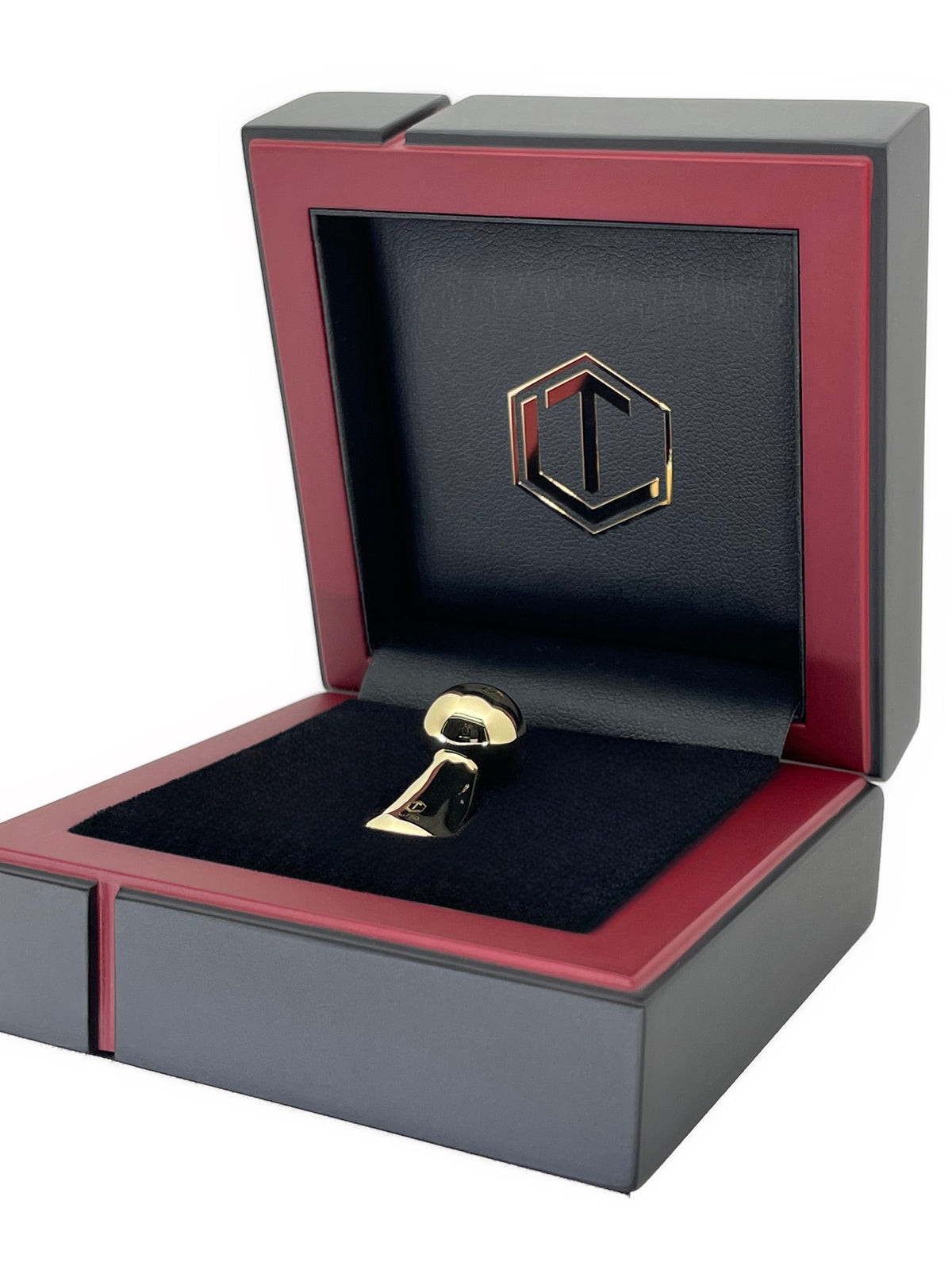 Play Figurine 18-Karat Gold in black case - Spielfigur aus 18 Karat Gold im Etui