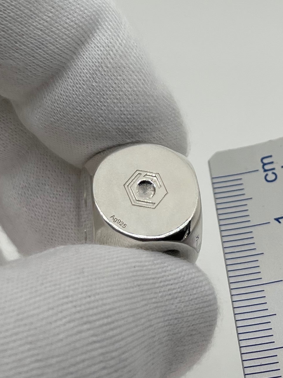 Silver Dice polished in Fingers - Silberwürfel massiv in Finger