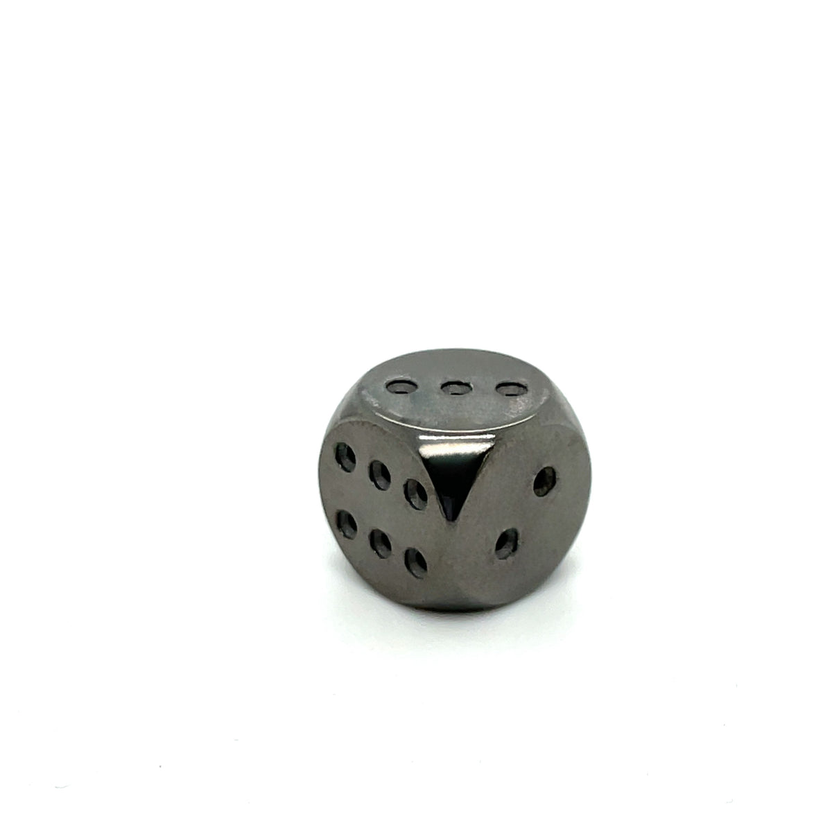 Solid Silver Dice black rhodium-plated - Silberwürfel schwarz rhodiniert
