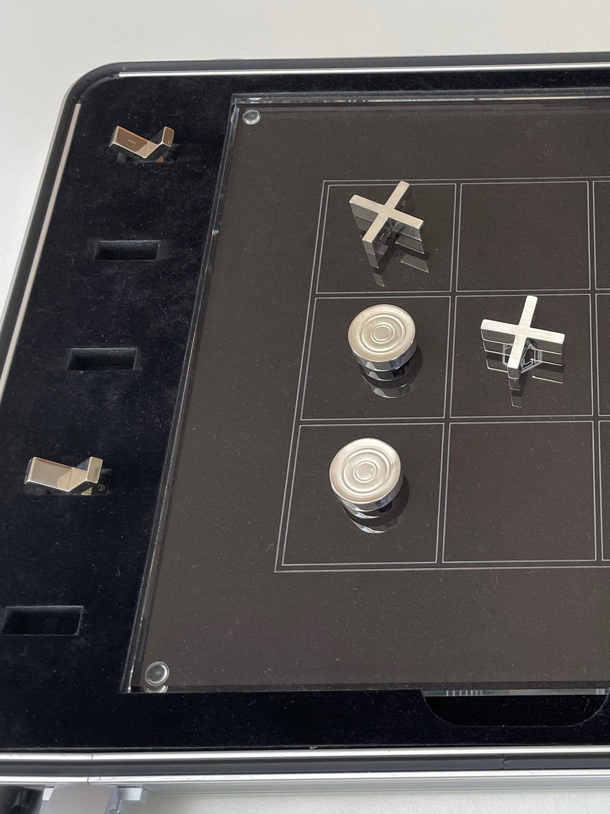 Tic-Tac-Toe Sterling Silver - Tic-Tac-Toe Sterling Silber 