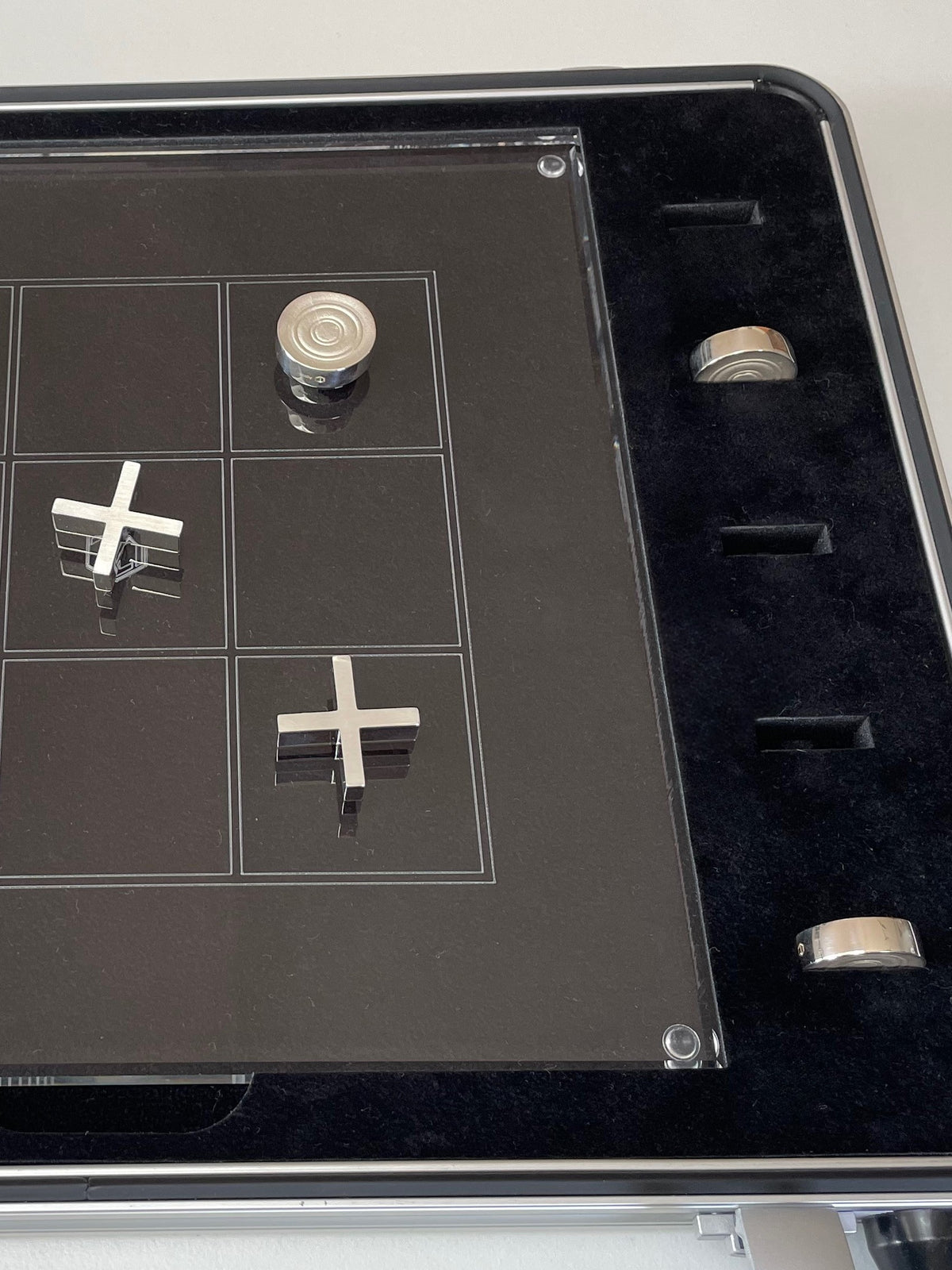 Tic-Tac-Toe Sterling Silver - Tic-Tac-Toe Sterling Silber 