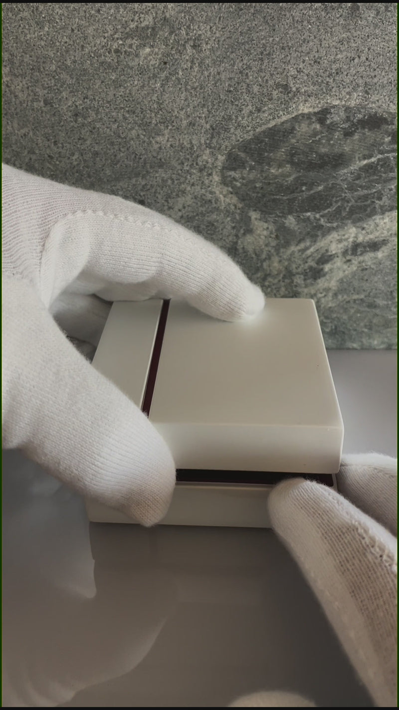Dice Silver with Diamonds presented with case