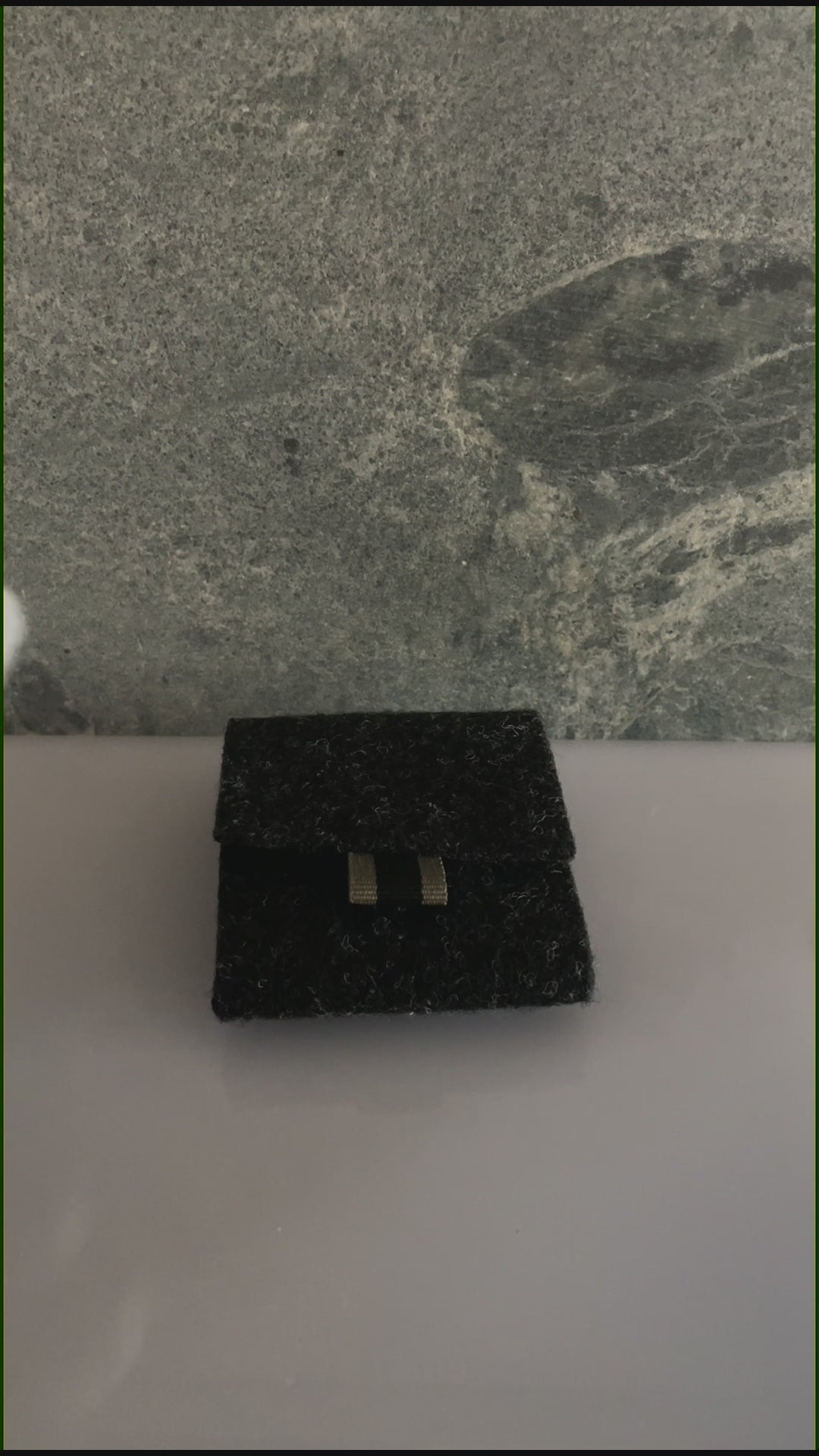 Silver Dice 14mm presented with case