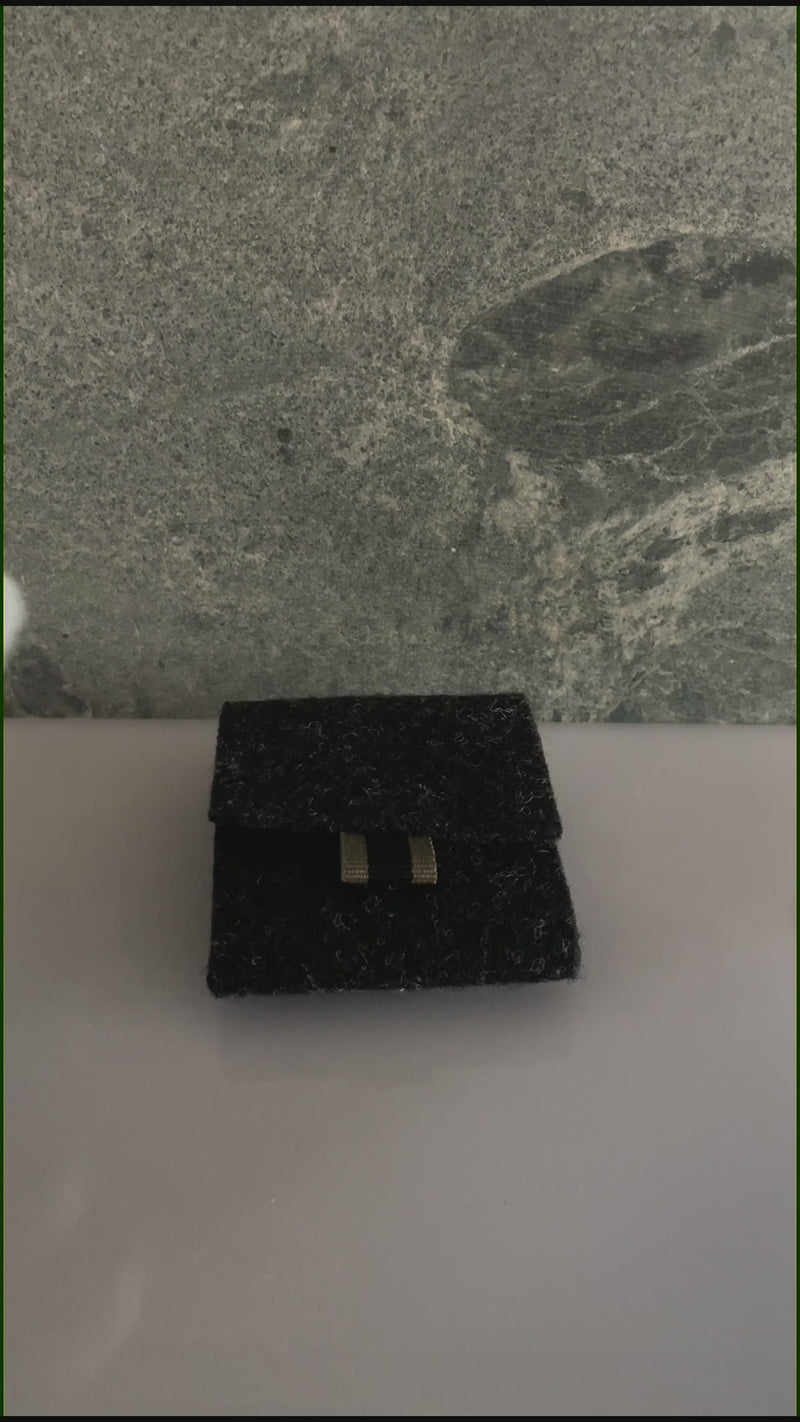 Silver Dice 14mm presented with case
