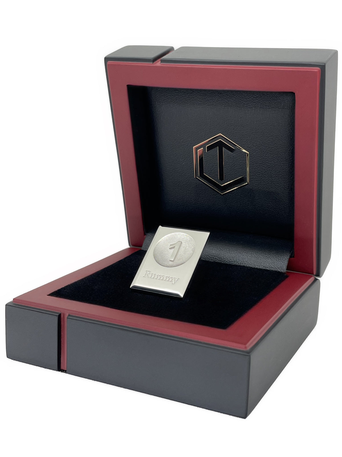 Rummystein · 925 Sterlingsilber · Länge 26 mm · 14 g · Poliert