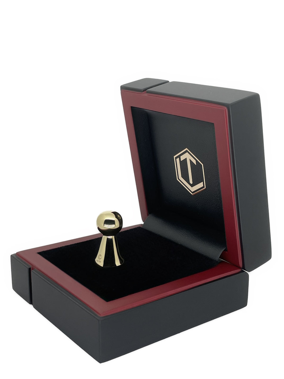 Play Figurine 18-Karat Gold in black case - Spielfigur aus 18 Karat Gold im Etui