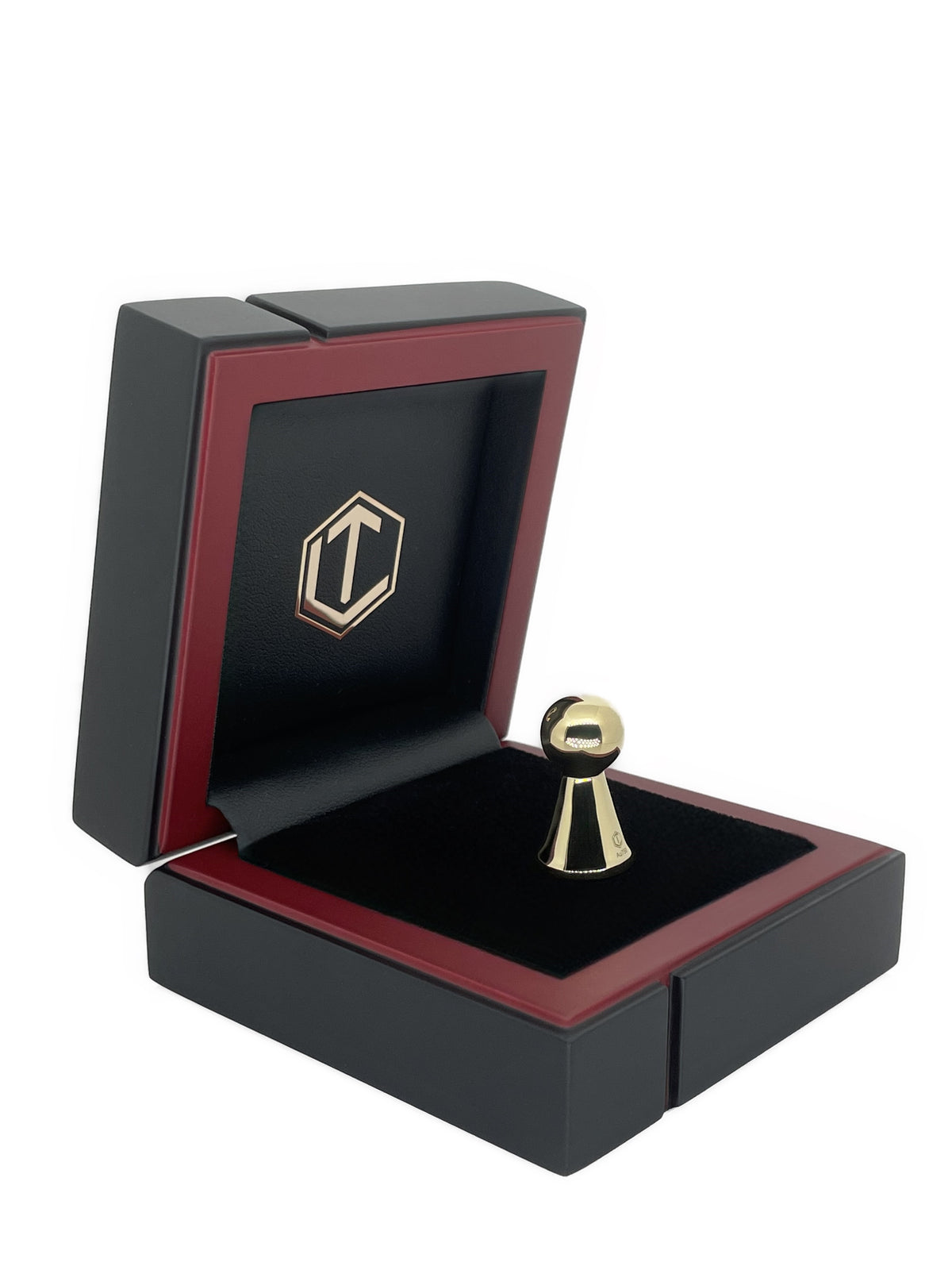 Play Figurine 18-Karat Gold in black case - Spielfigur aus Gold im Etui