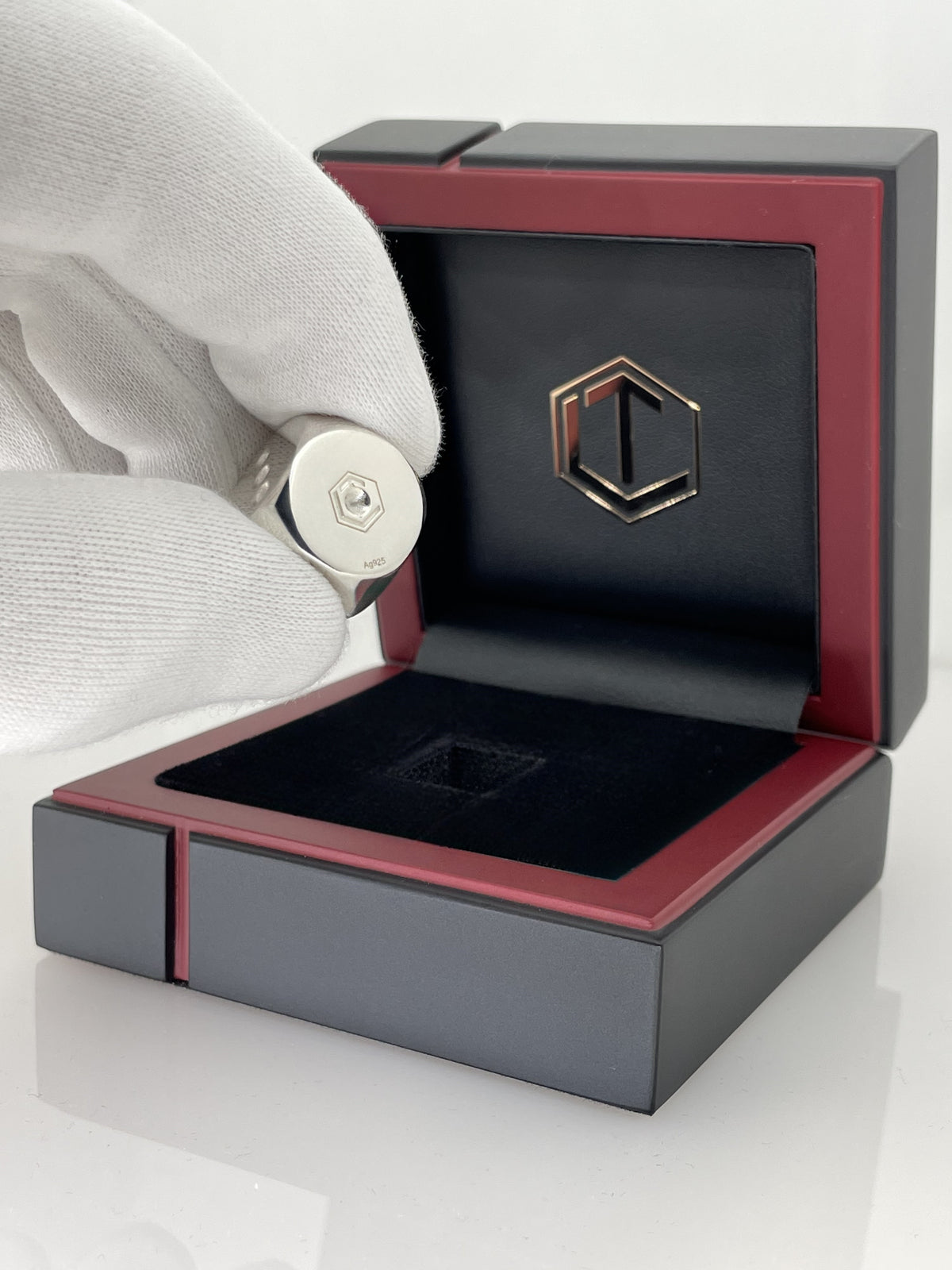 Silver Dice 16 mm polished in hand  - Würfel aus Silber poliert in der Hand